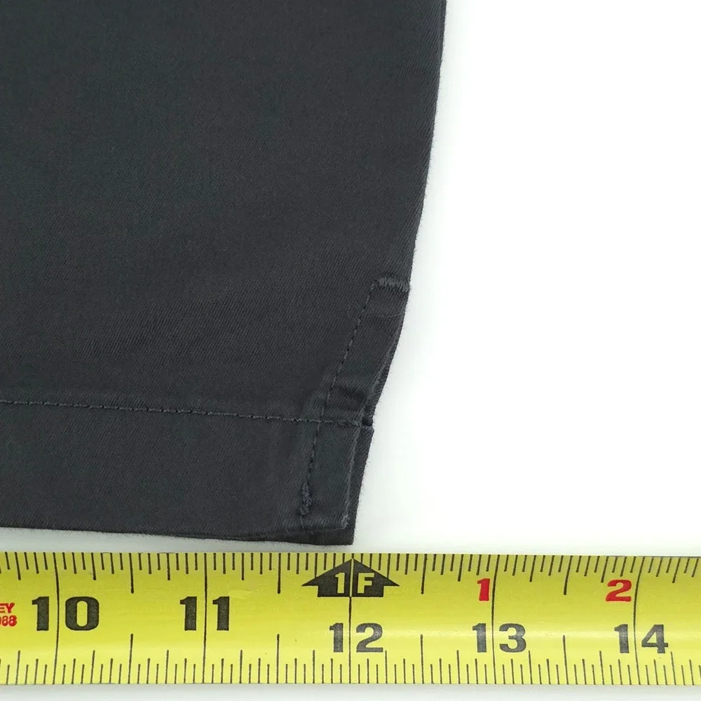Banana Republic Mens Shorts Aiden 35 Gray Chino Stretch Casual Classic